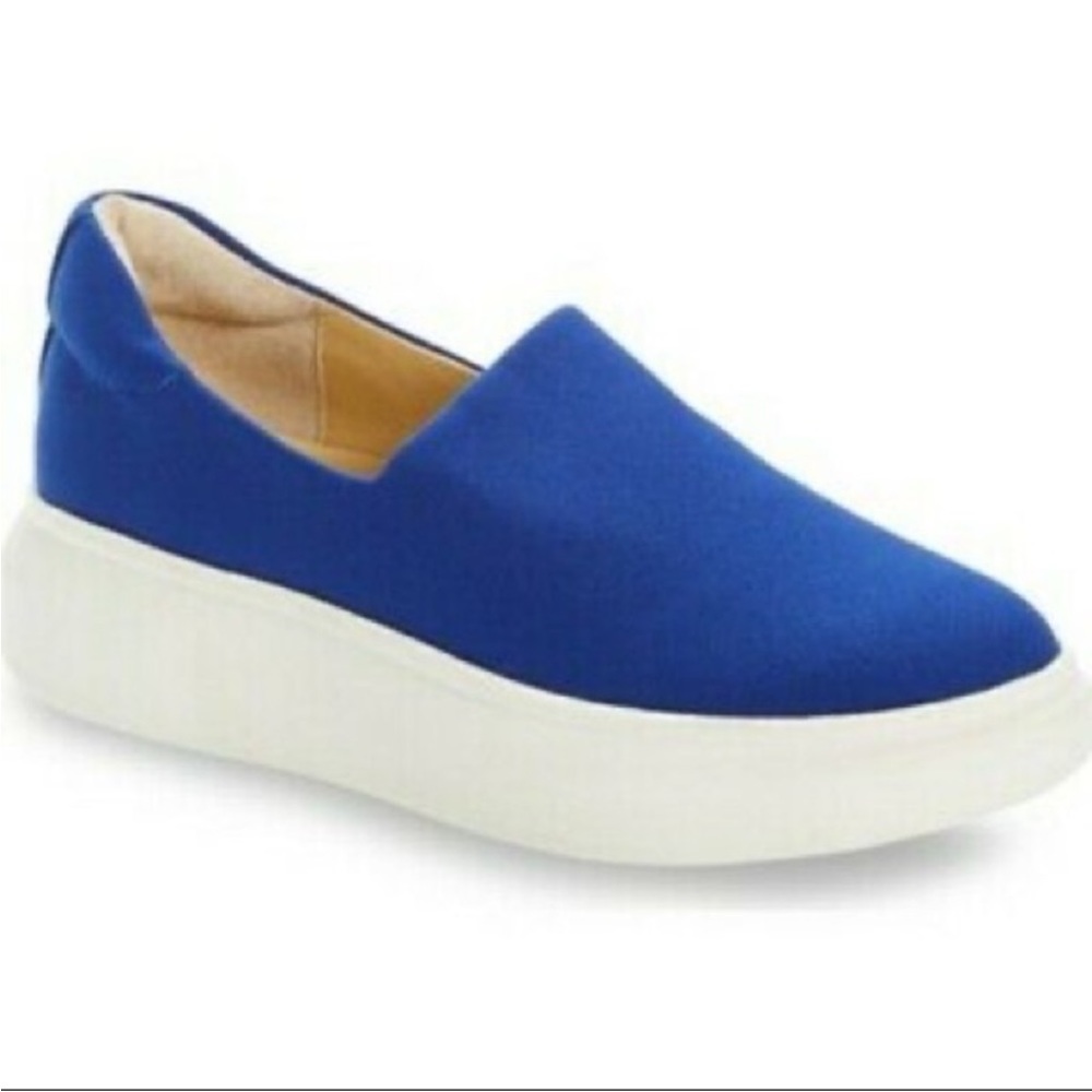 🟣4/$20 Sam Edelman Nerah Slip On Shoes Sneakers Blue 5.5